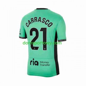 Koszulka Atlético Madryt 2 Yannick Carrasco 21 Trzeci Koszulki Piłkarskie 2023-2024 Krótki Rękaw